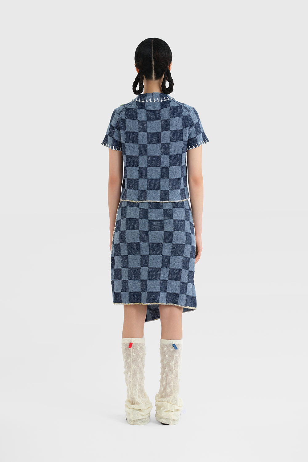 NEW IN!! Embellished Check SS Shirt