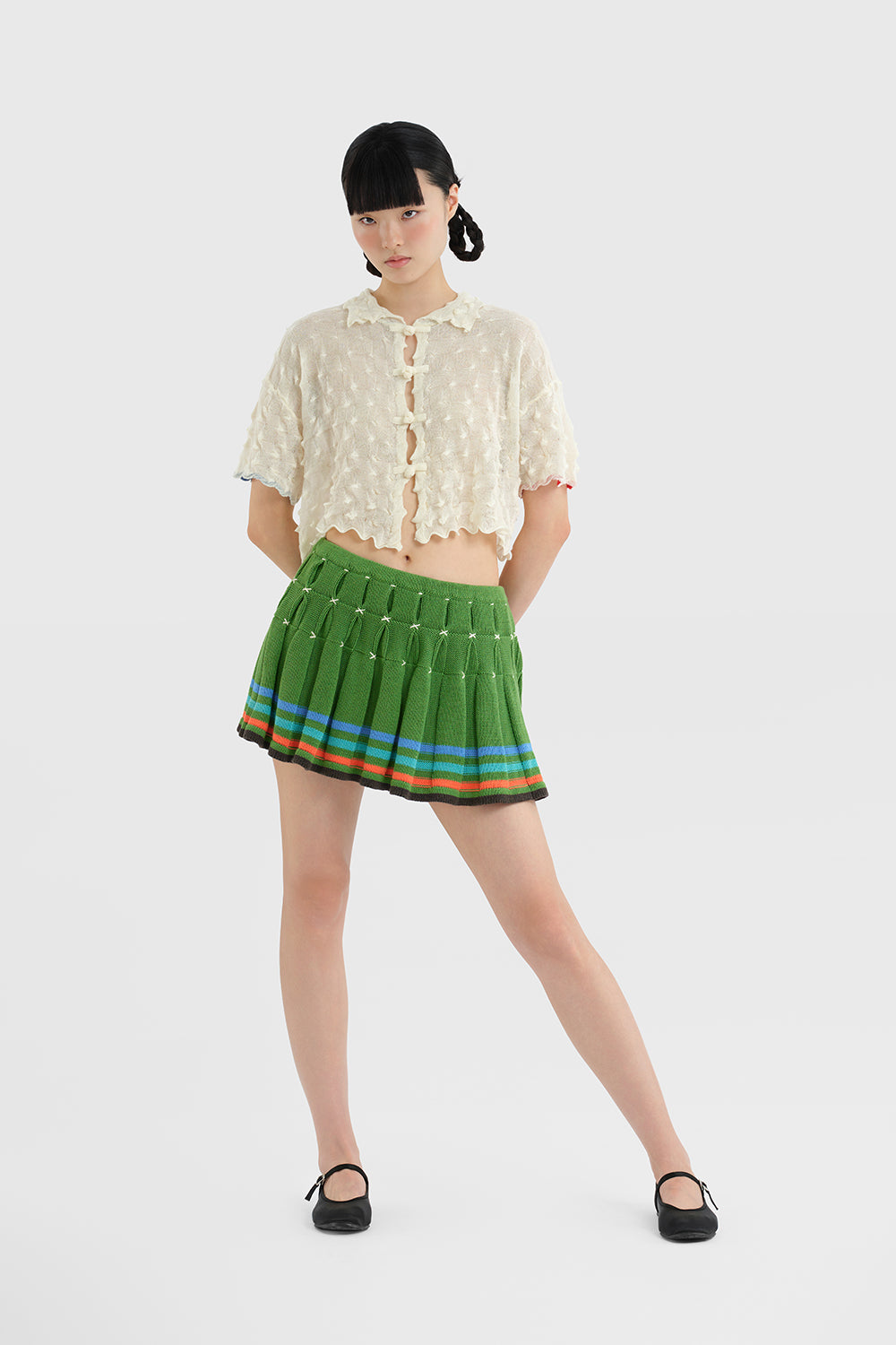 NEW! BorLor Crop Wide Shirt