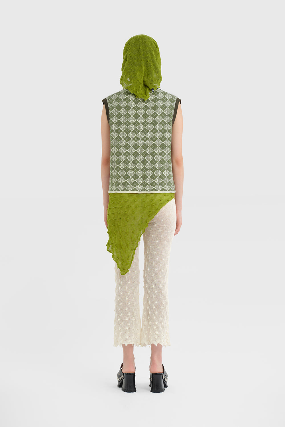 Argyle Oversized Vest