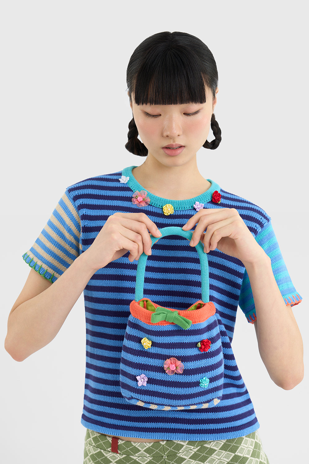 Cotton Bao Stripe Tee