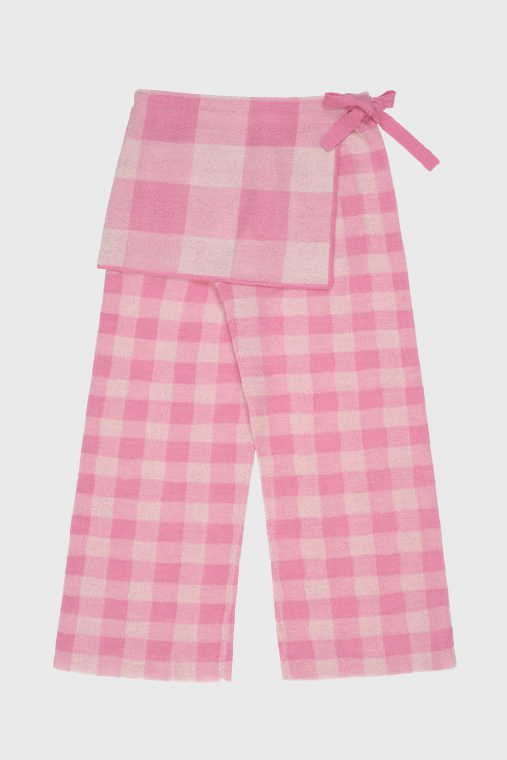 Gingham Pant with Apron Set