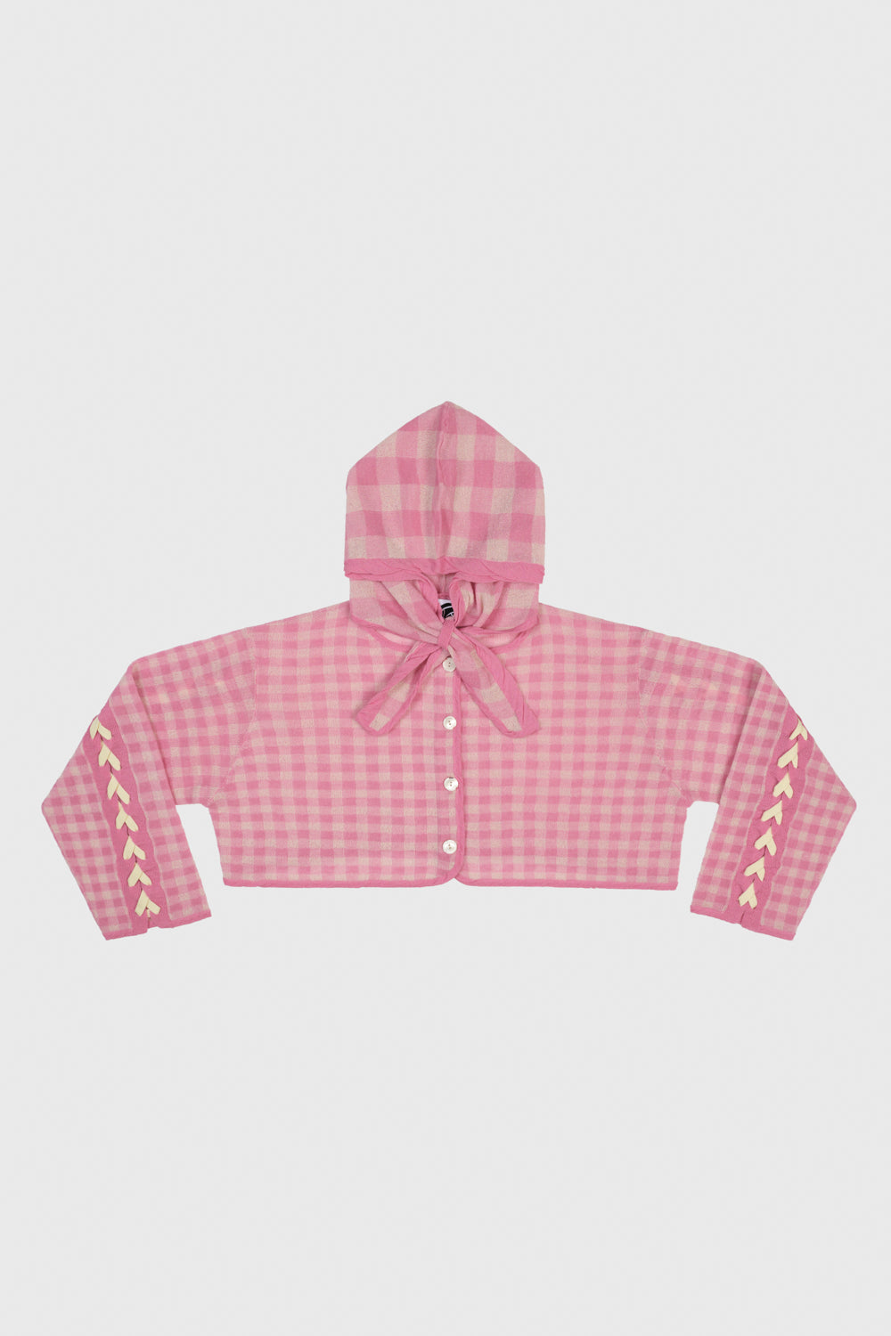 Gingham Hoody Jacket