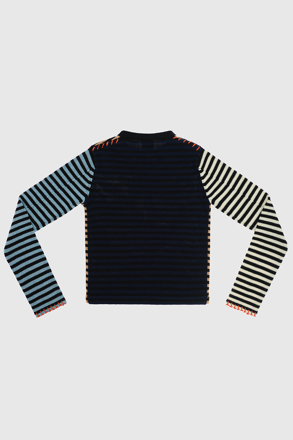 Cotton Bao Stripe Easy LS Crew