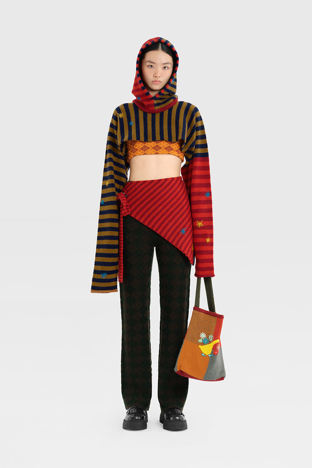 Starry Wool Scarf Shrug