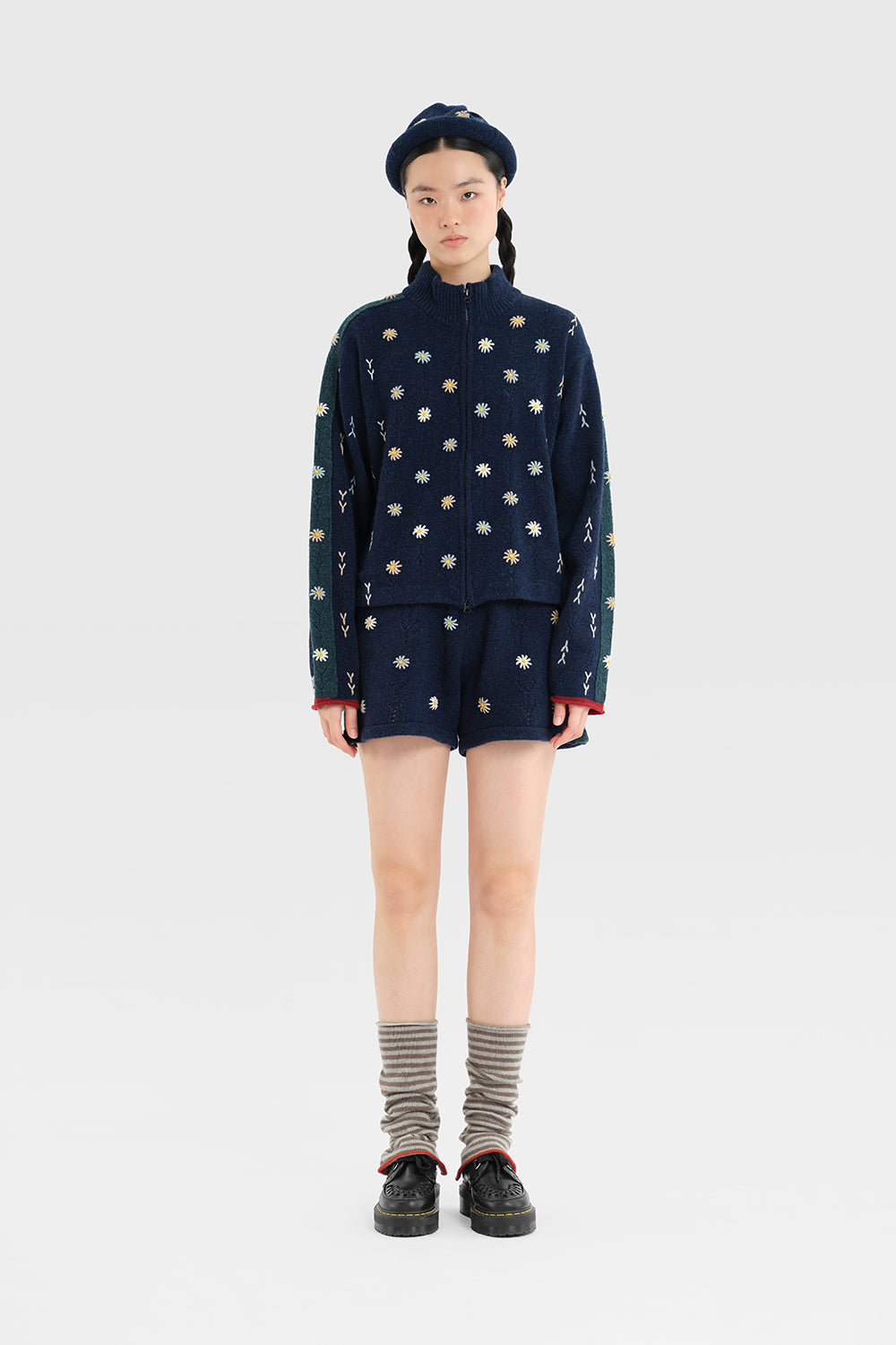 Daisy Zip-up Cardigan