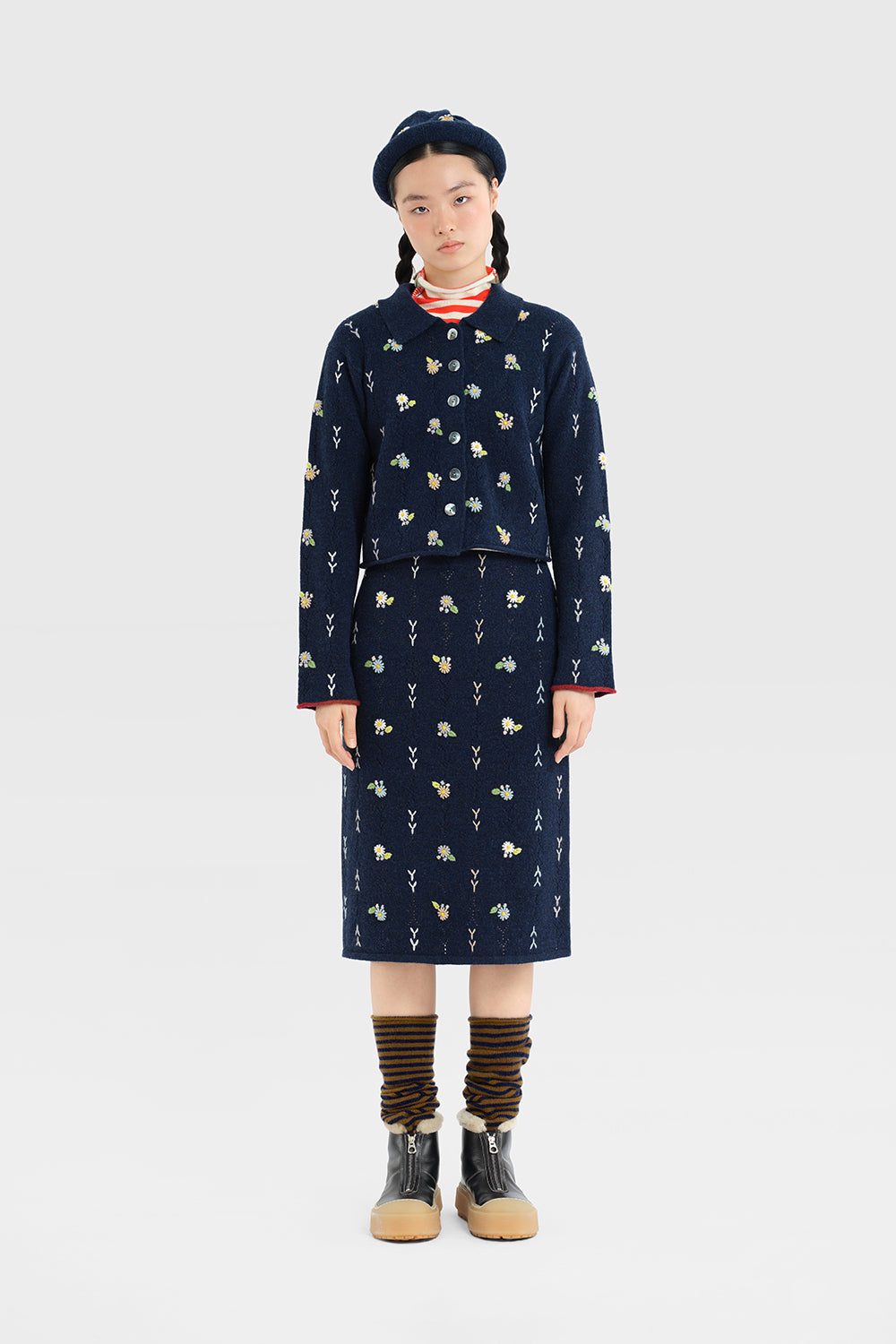 Daisy Knee Length Skirt