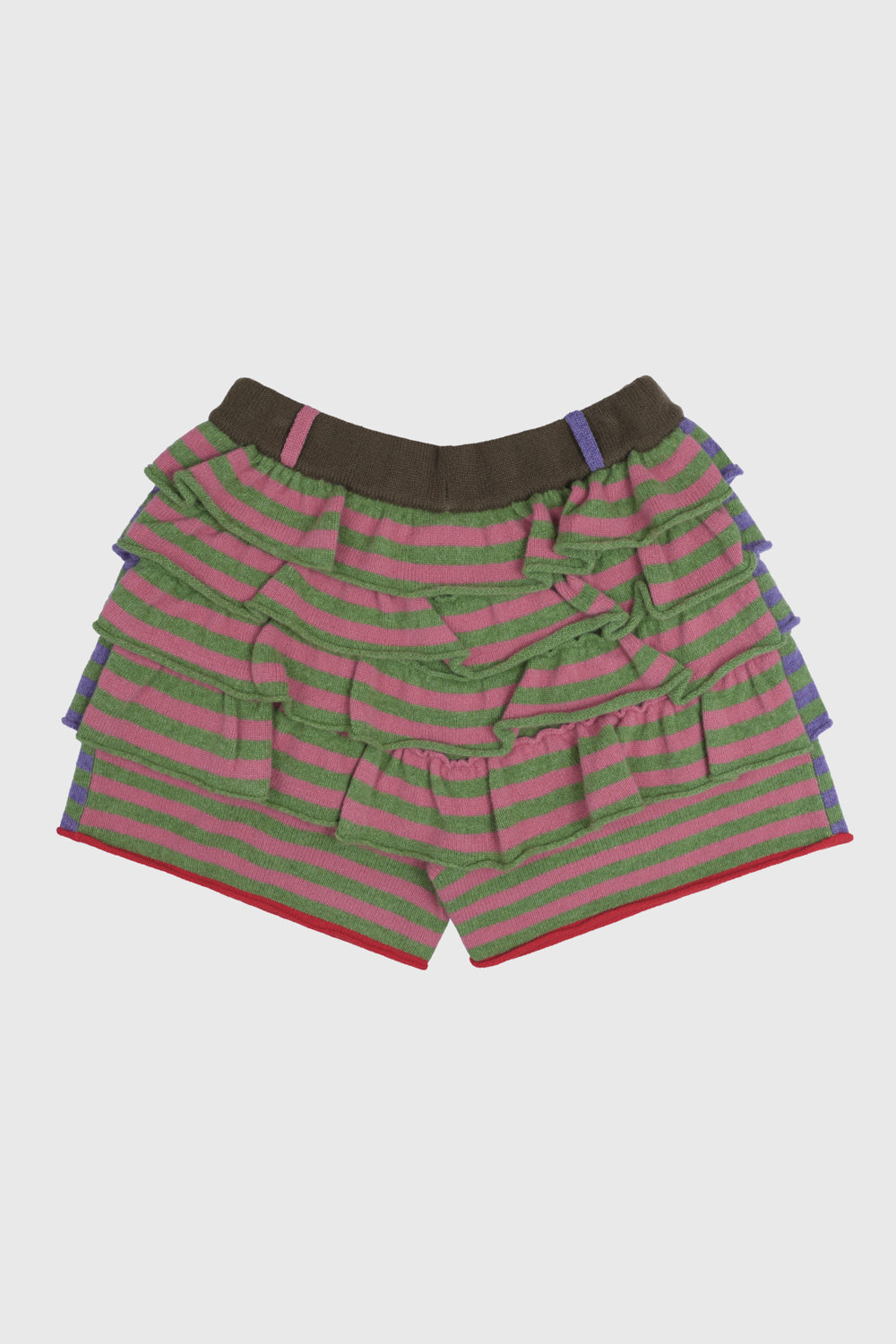 Stripe Ruffle Short