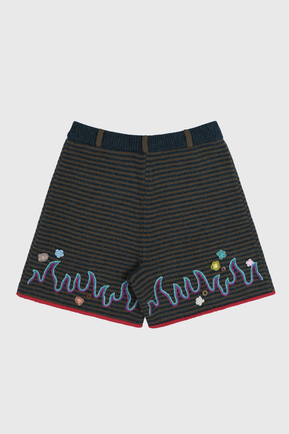 Flames Stripe Short