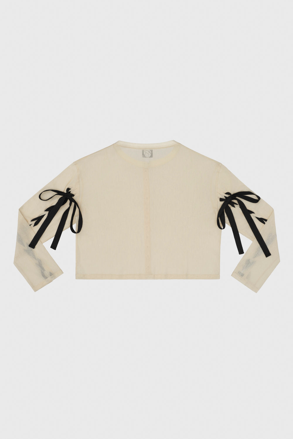 Mesh Lace Up Cardigan