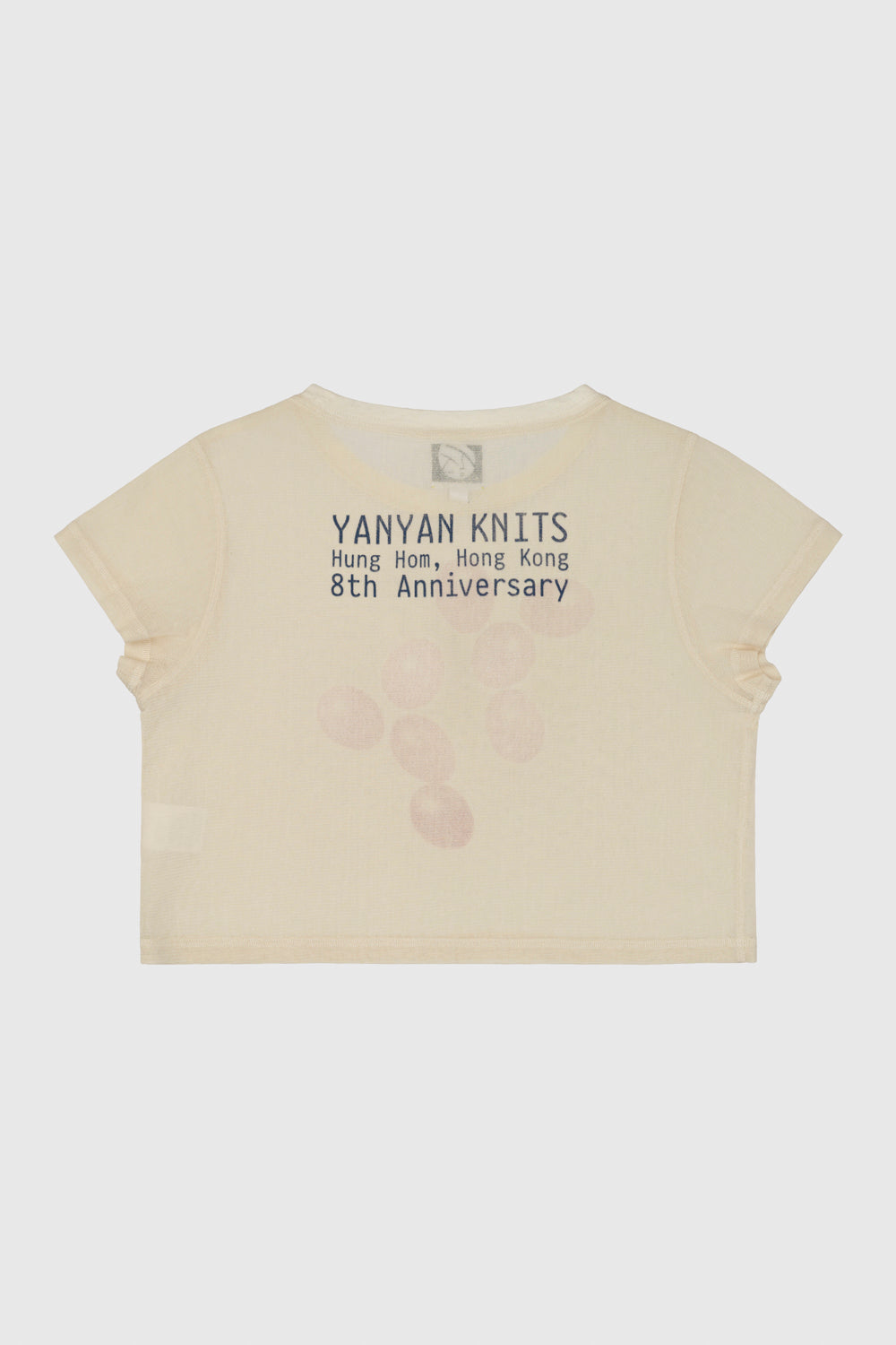 Printed Red Eggs Crop Mesh Tee (Yanniversary Limited Edition)