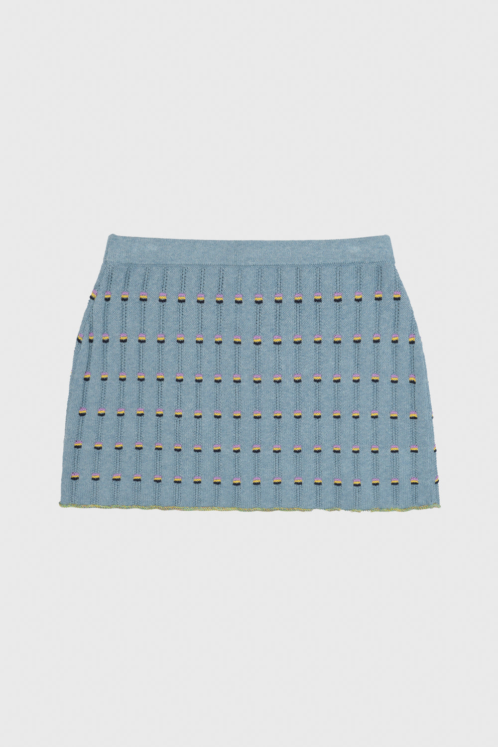 Dotty Rib Mini Skirt