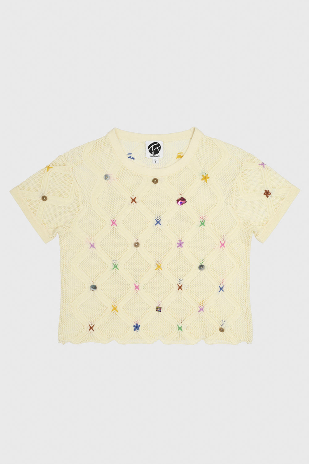 Lattice SS Tee