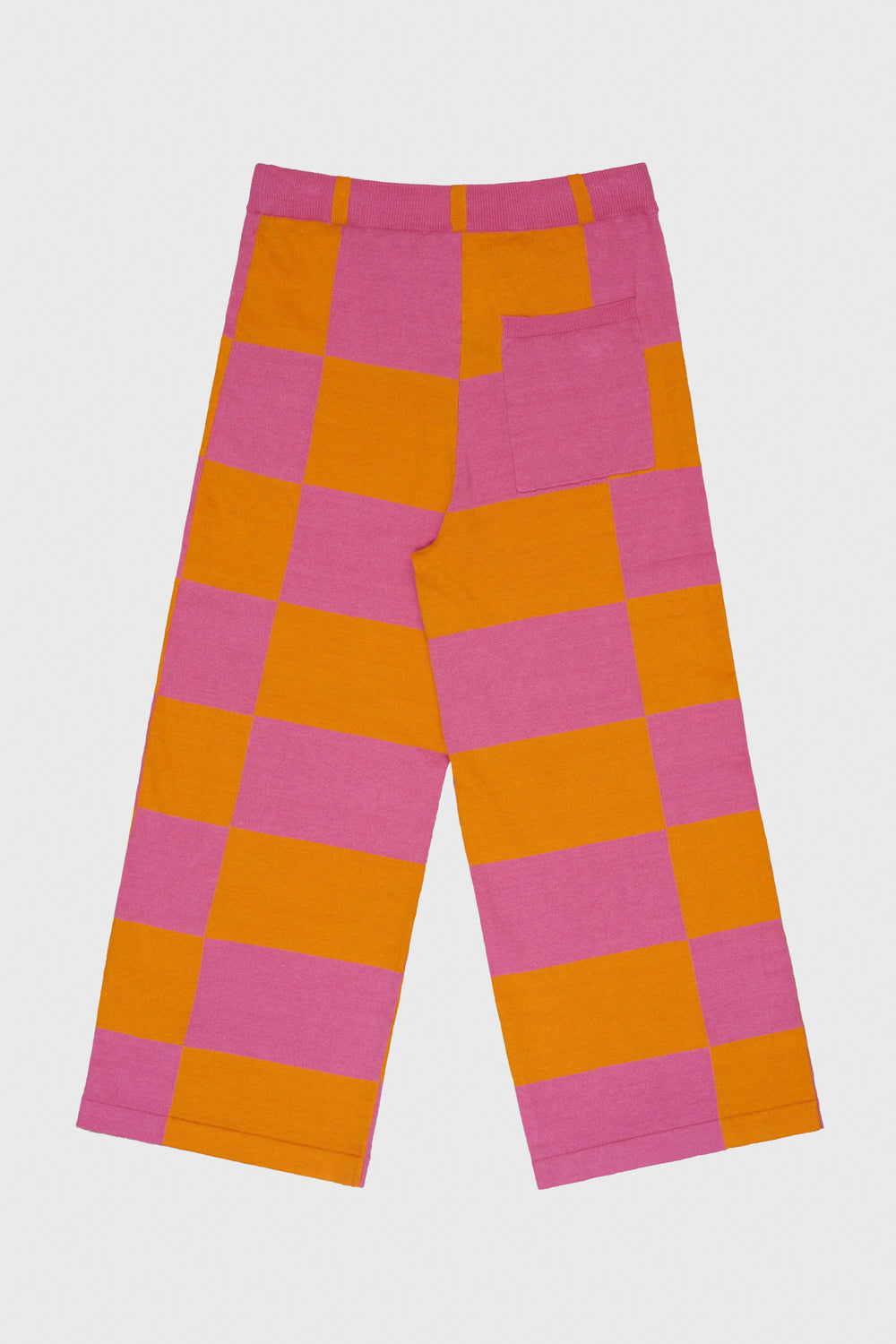 Daisy Linen Check Wide Leg Pant