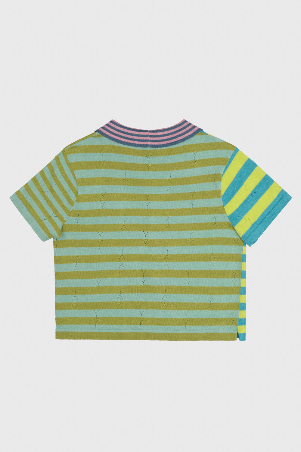 Daisy Linen Stripe SS Cardigan