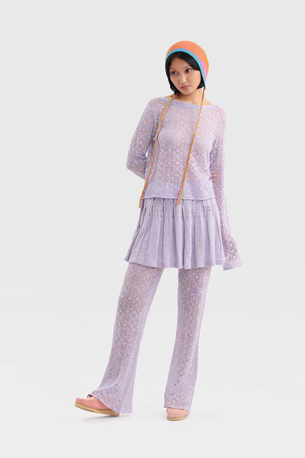 Snowflake Linen Boatneck LS Tee