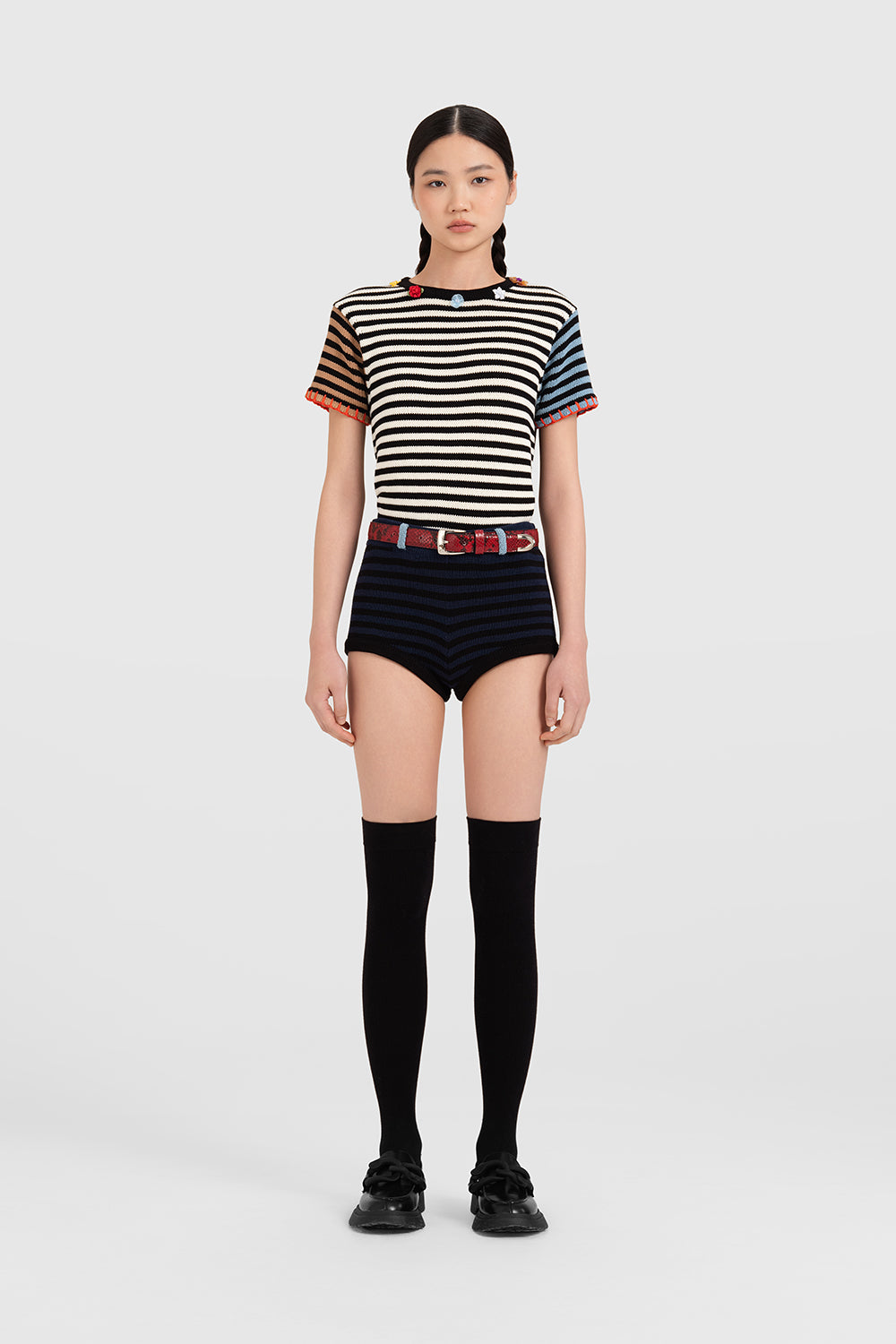 Cotton Bao Stripe Tee