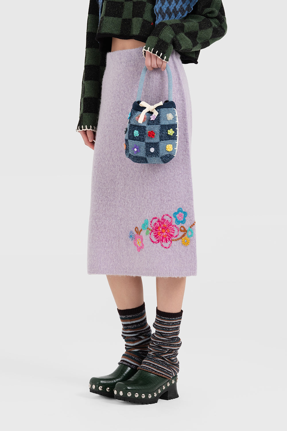 Fafa Alpaca Pencil Skirt