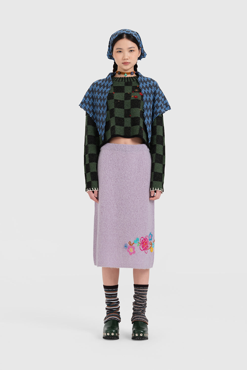 Fafa Alpaca Pencil Skirt