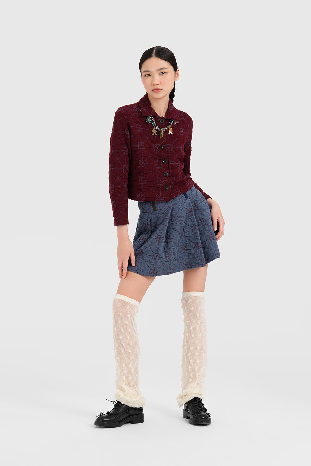 June Pleated Mini Skirt
