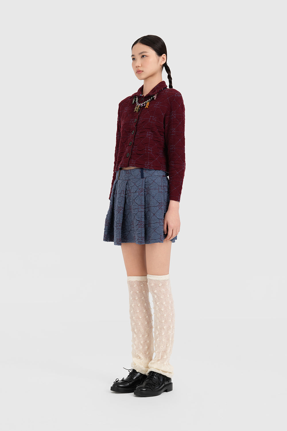 June Pleated Mini Skirt