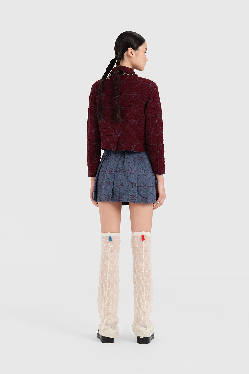June Pleated Mini Skirt