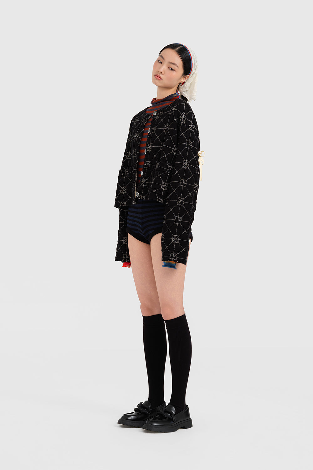 June Lace Up Boxy Jacket