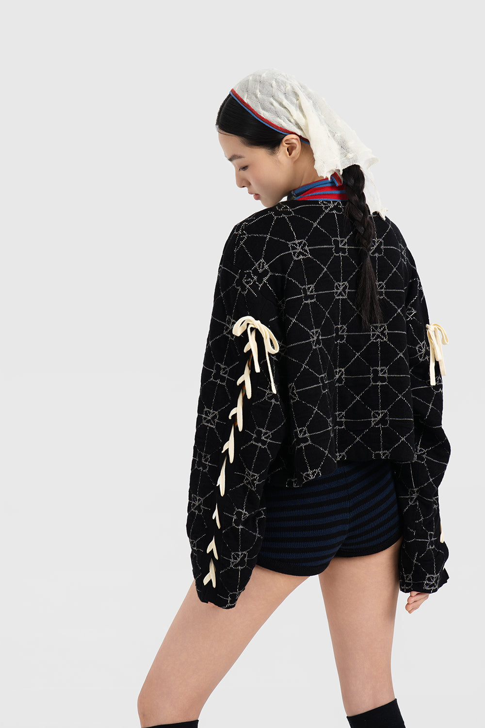 June Lace Up Boxy Jacket