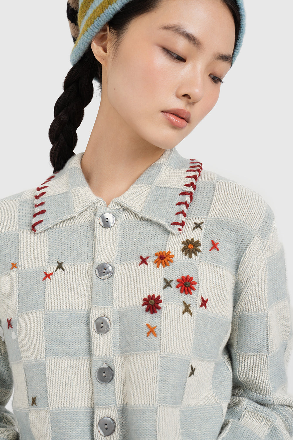 Wool Check Shrunken Work Jacket