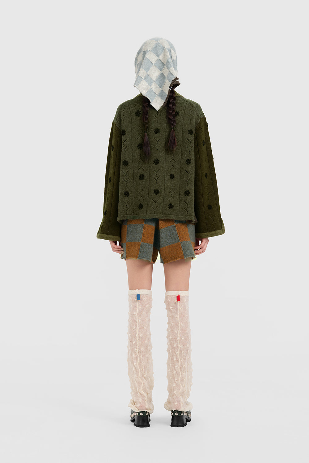Wool Check Triangle