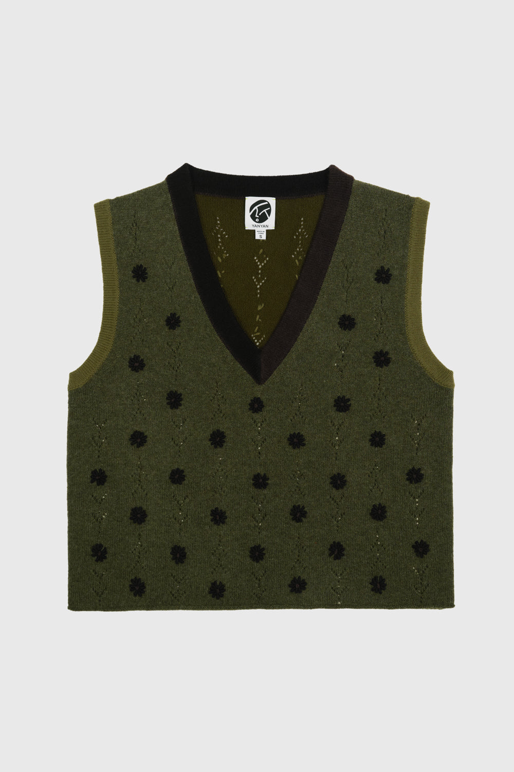 Daisy Boxy V-neck Vest