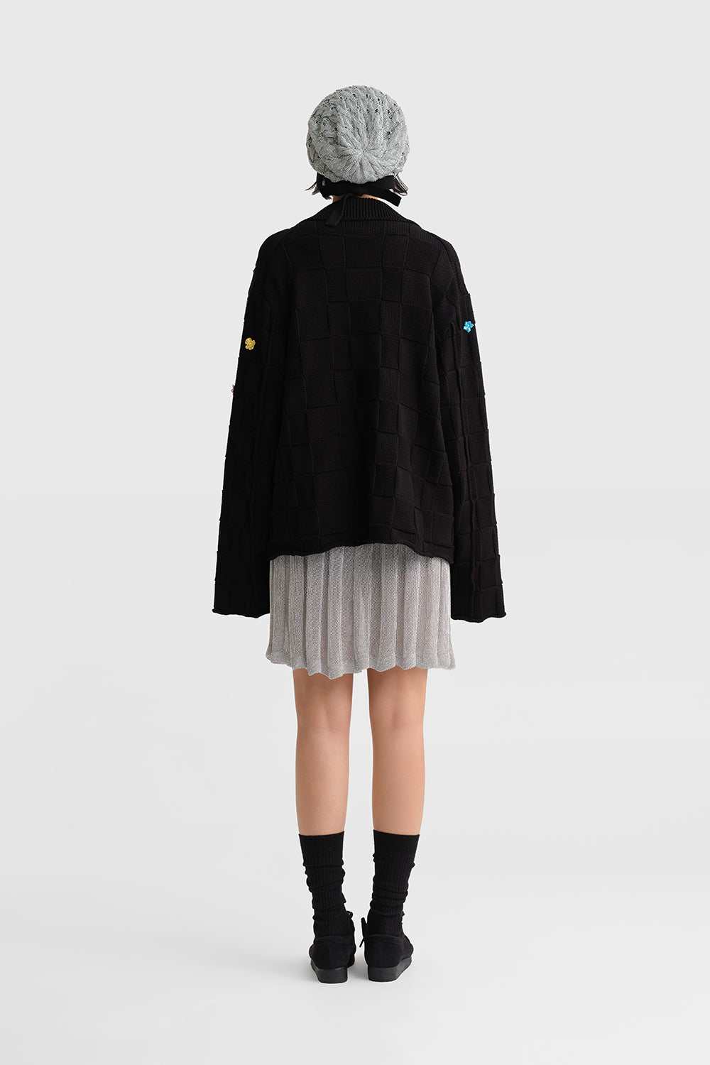 Fireworks Check Oversized Work Jacket
