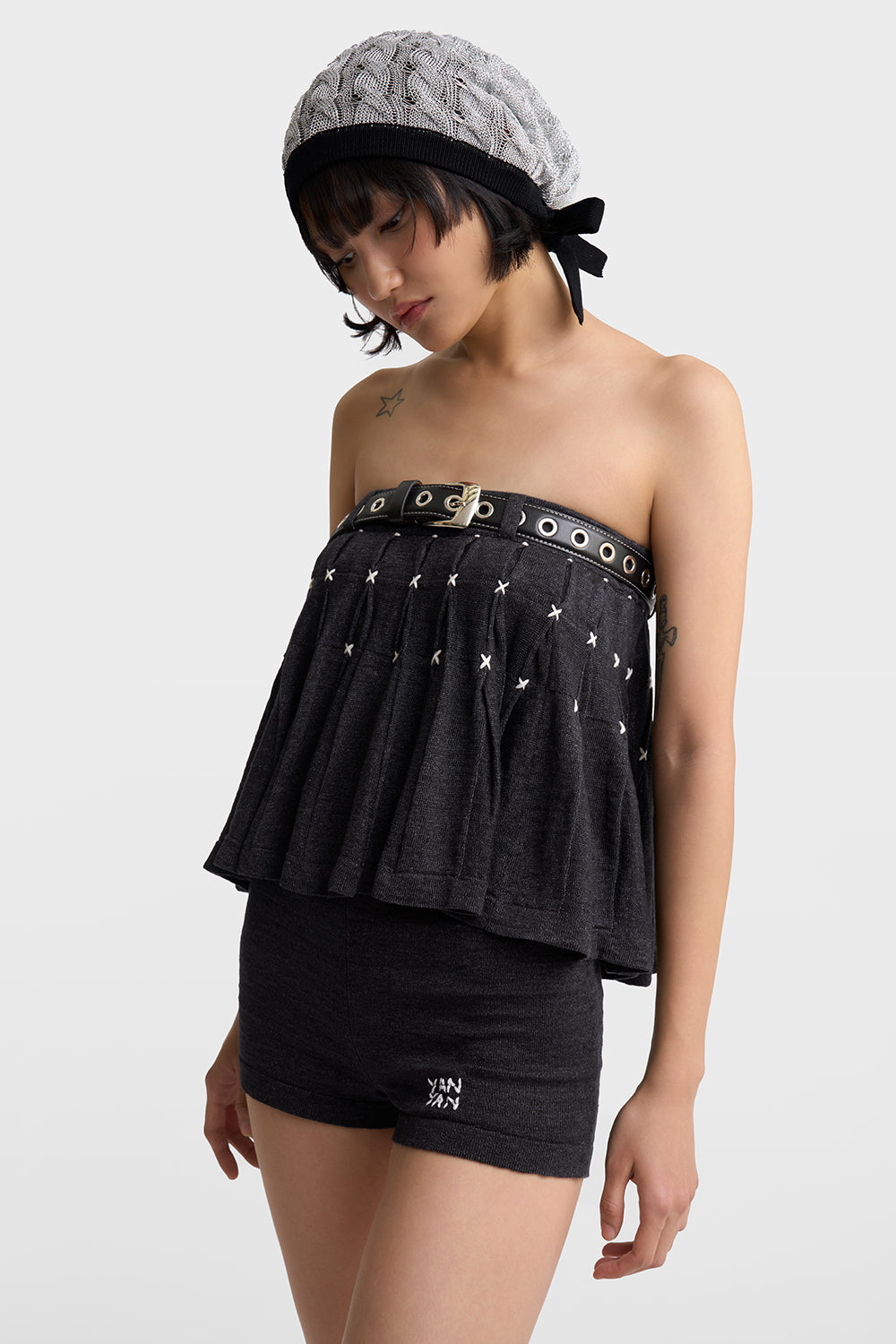 Mabo Pleated Mini Skirt