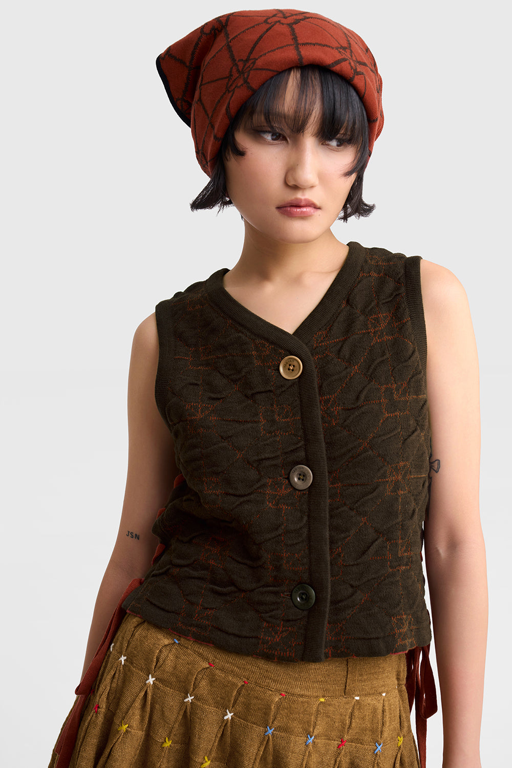 June Cropped Waistcoat