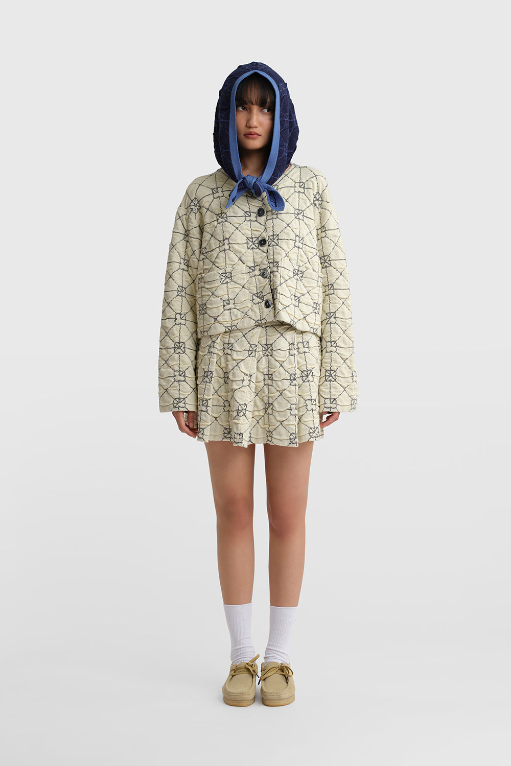 June Pleated Mini Skirt