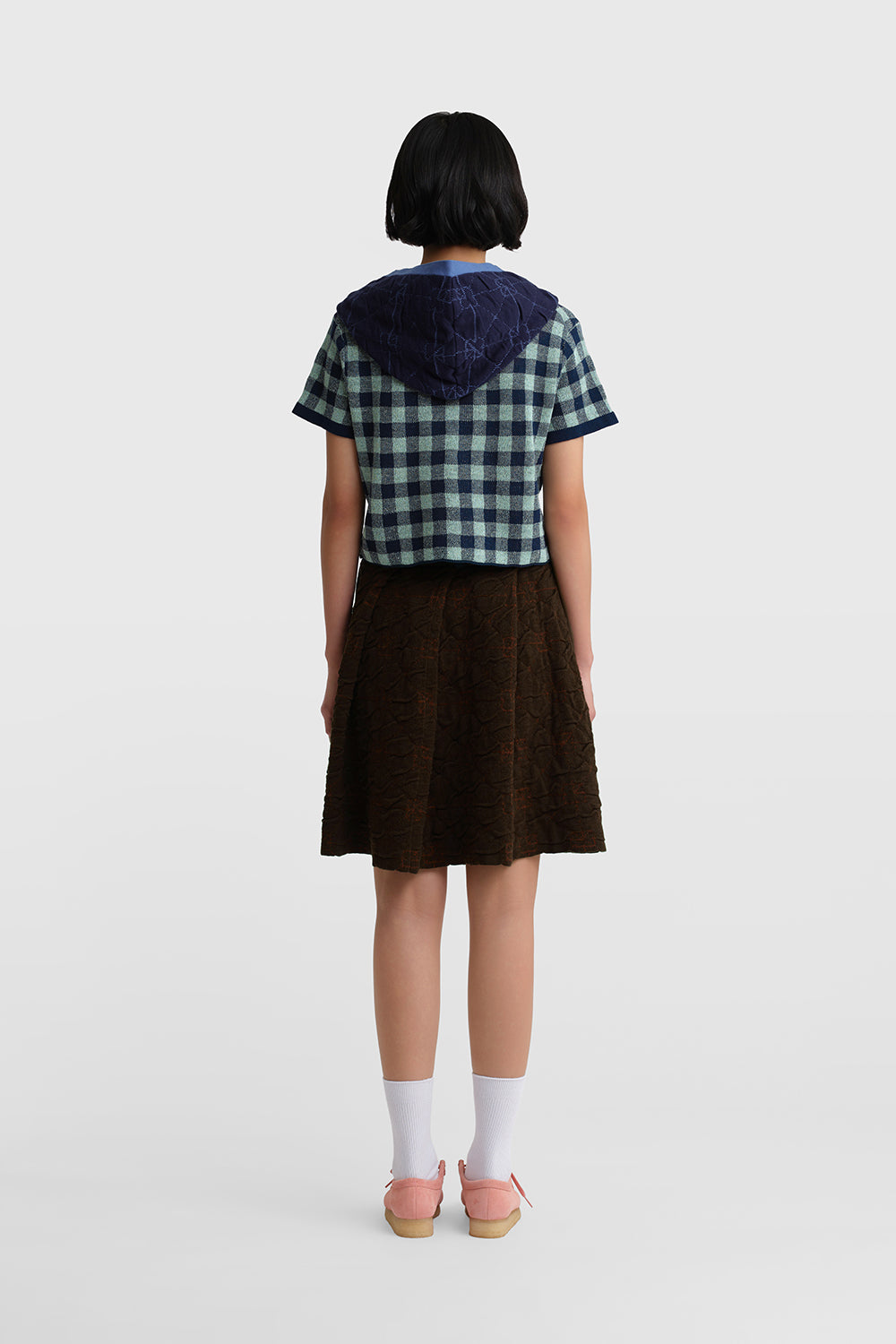 June Pleated Kneelength Skirt