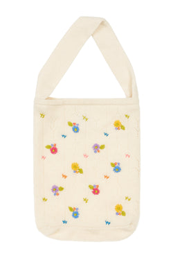 Daisy Tote in Chalk Lambswool