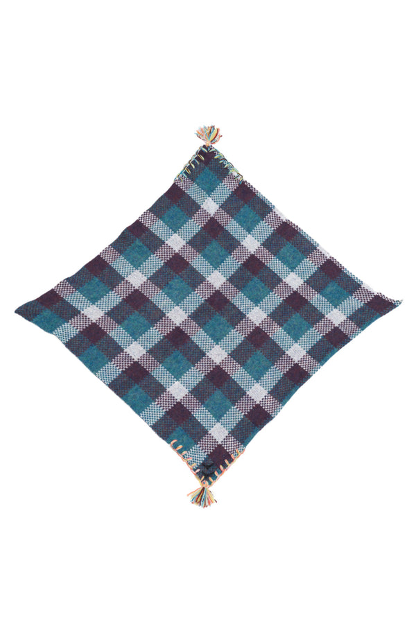 Bao Plaid Handkerchief in Currant Jacquard