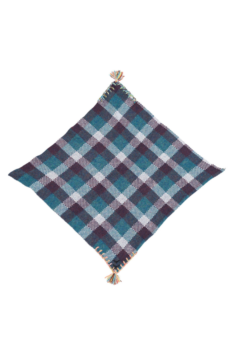 Bao Plaid Handkerchief in Currant Jacquard