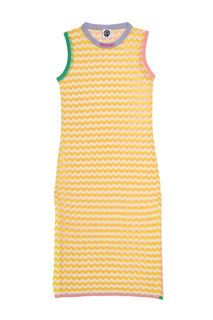 kotohayokozawa　DOCKING KNIT TANK DRESS Kourosh KNY Knit KH009