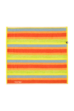 Floatee Bandana in Lime/Red Multi Yarn Stripe