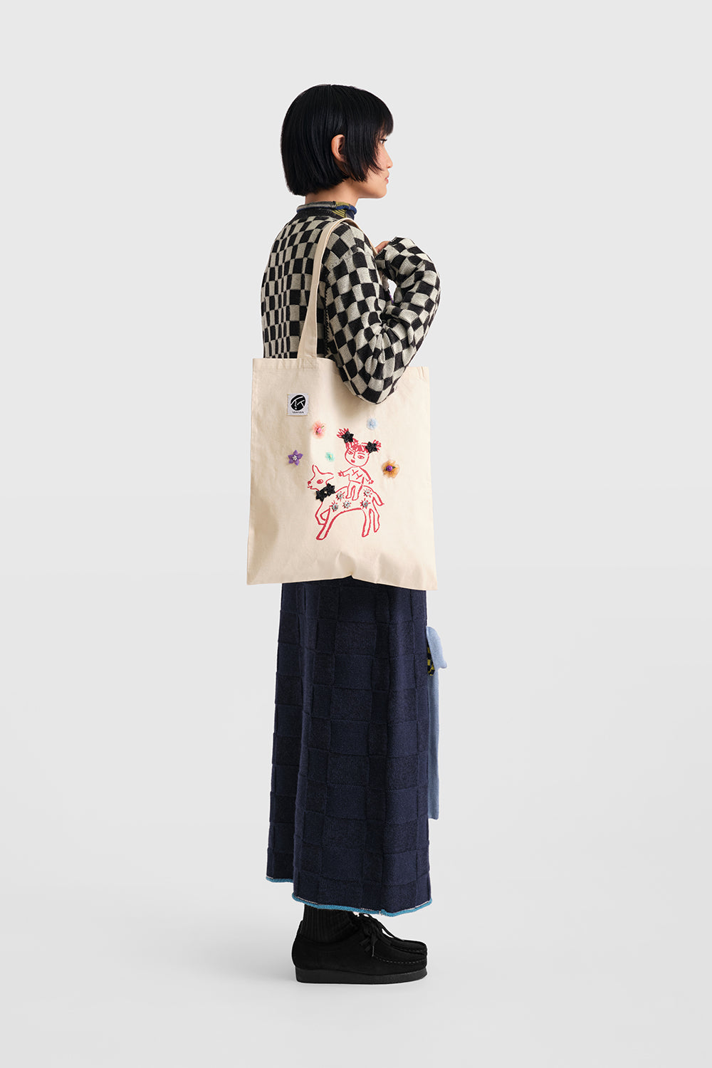 Floral Wawa Tote Bag
