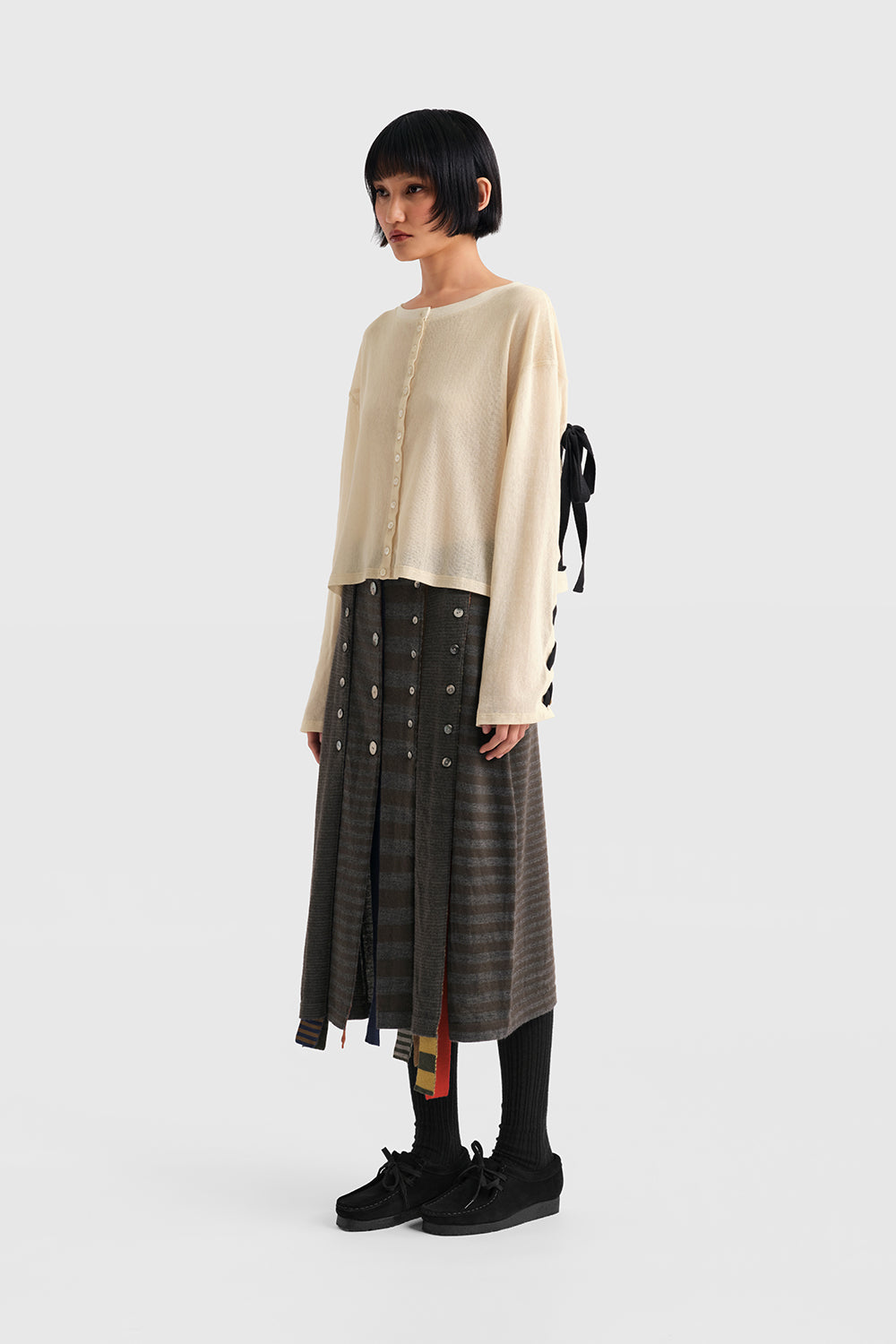 Mismatch Shift Skirt
