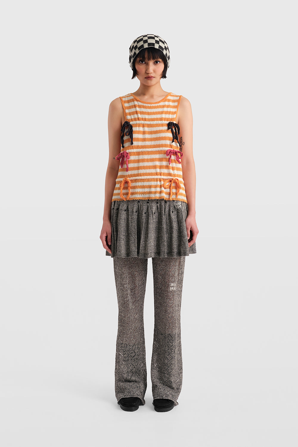 Bow Zigzag Stripe Tank
