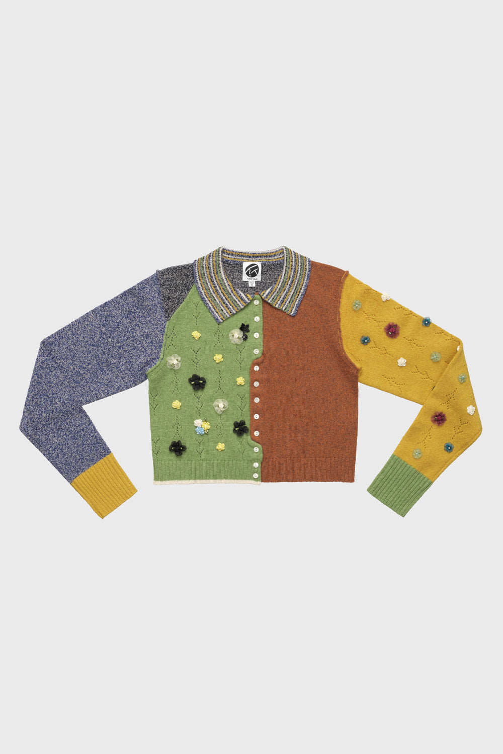 Garden Extra Long Sleeve Collared Cardigan