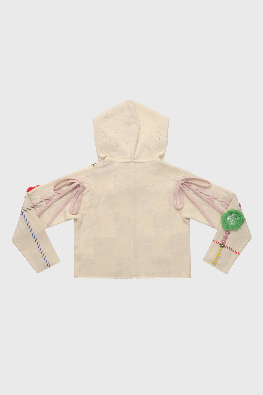 Daisy Check Boxy Jacket with Removable Hood