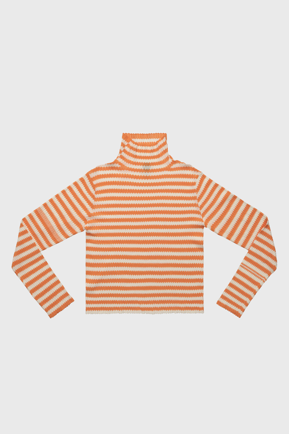 Zigzag Stripe Mockneck LS Pullover