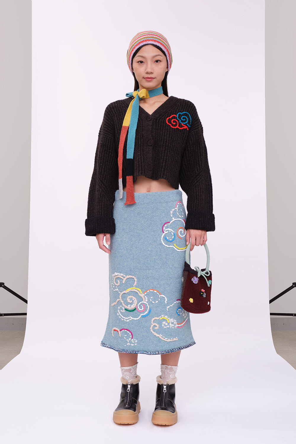 Fuzzy Raincloud Cardigan