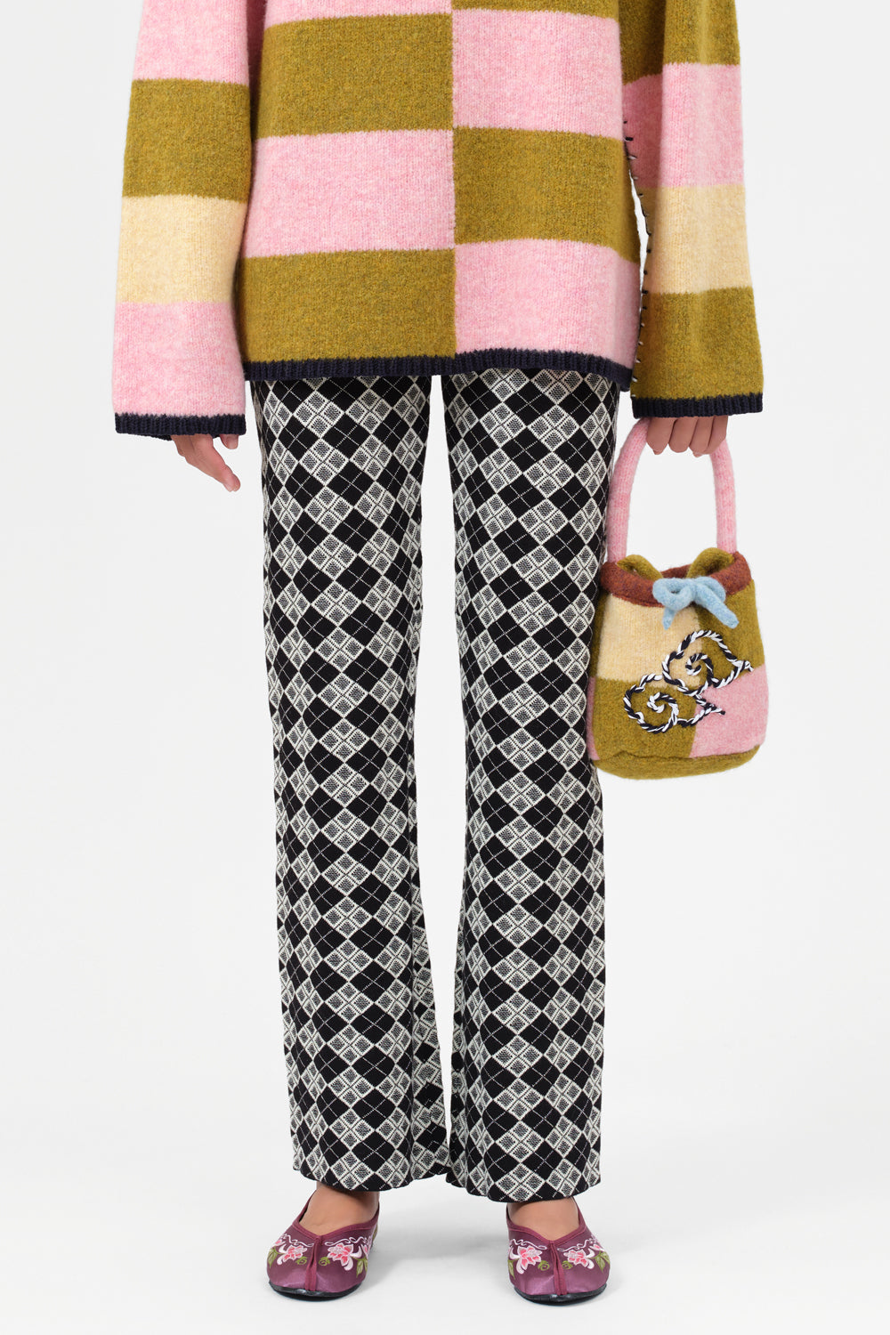 Argyle Slim Pant