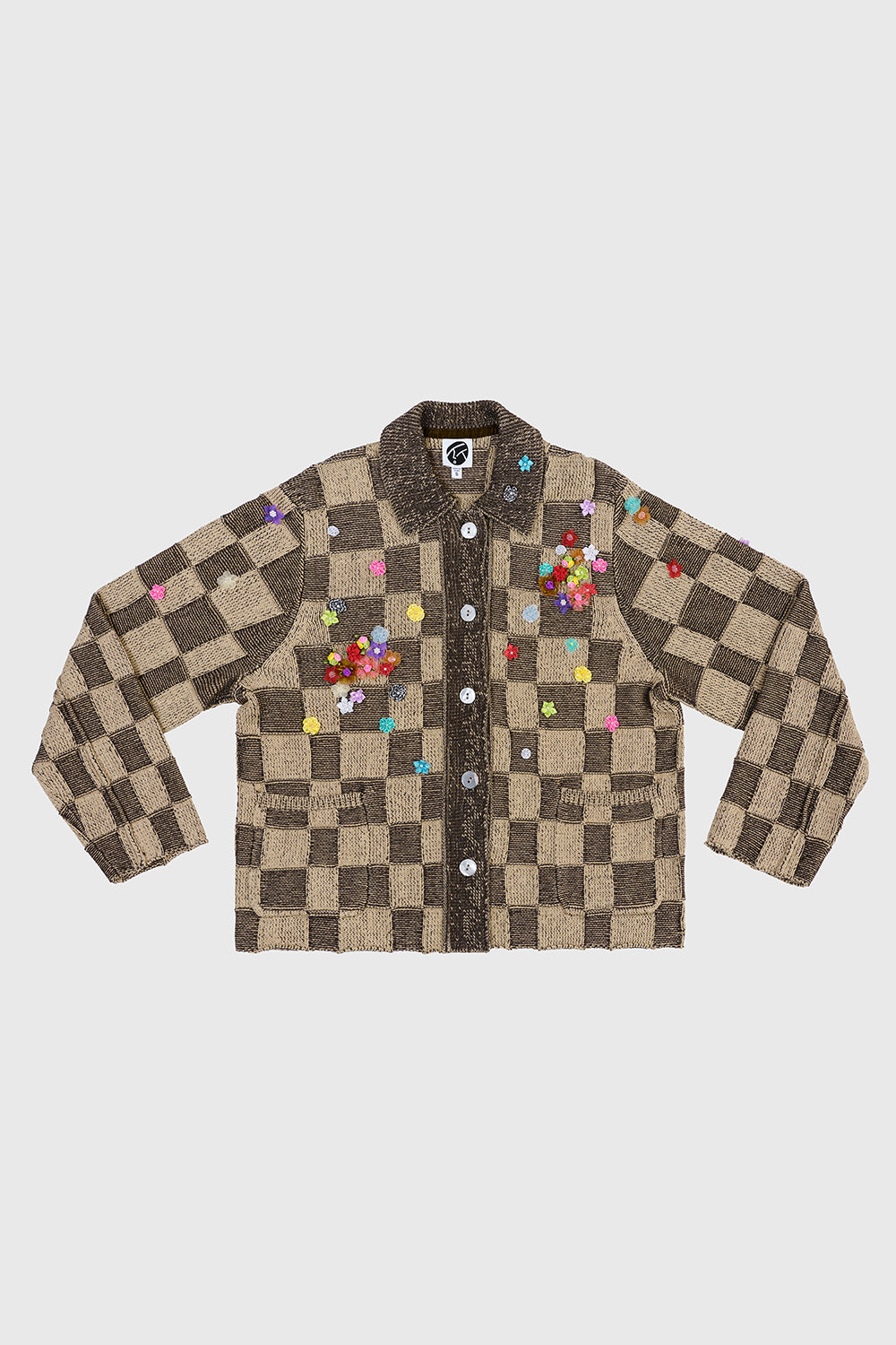 Fireworks Check Oversized Work Jacket