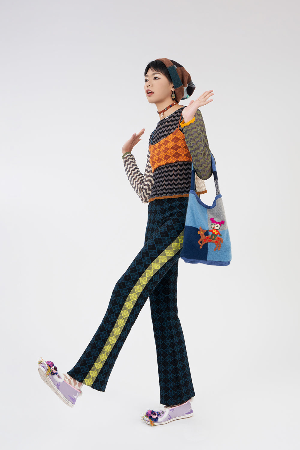 Argyle Slim Pant